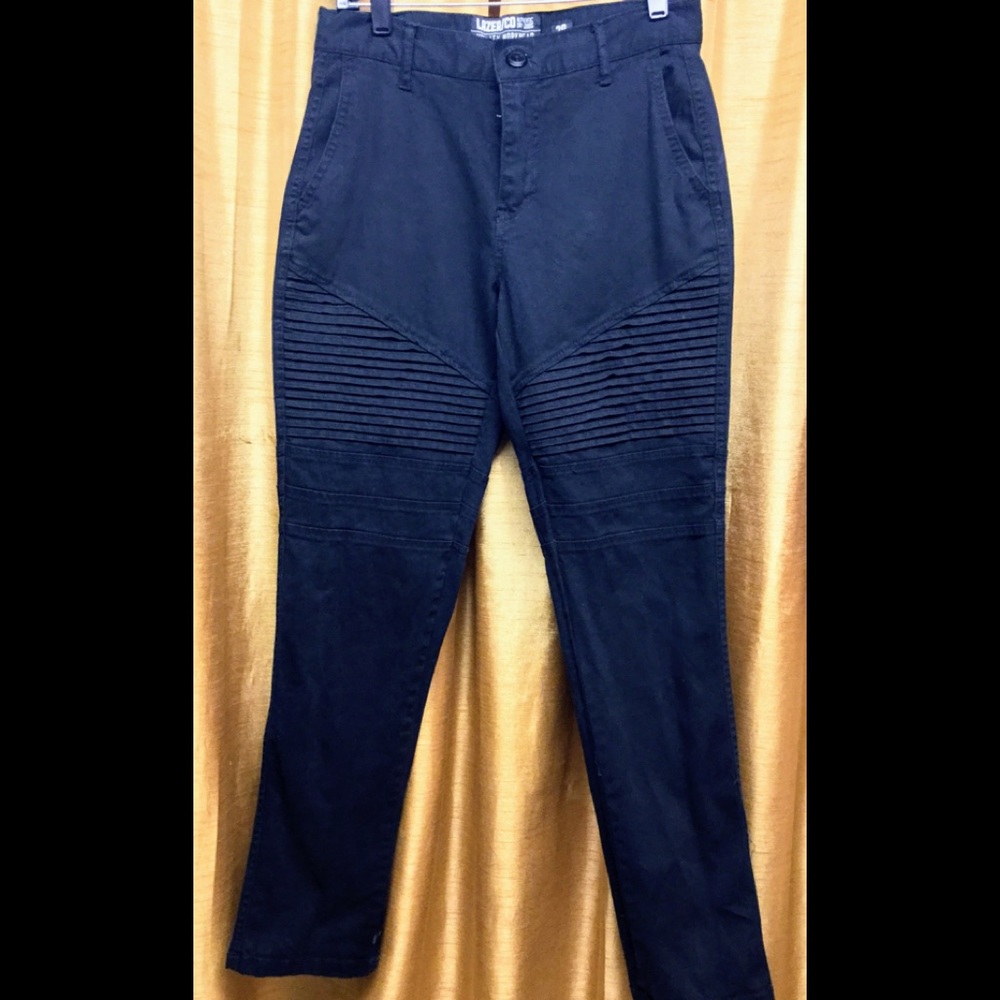 Mens Lazer Co Black Pants